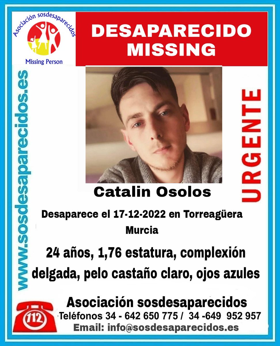 Imagen facilitada de Catalin Osolos (foto: Sosdesaparecidos)
