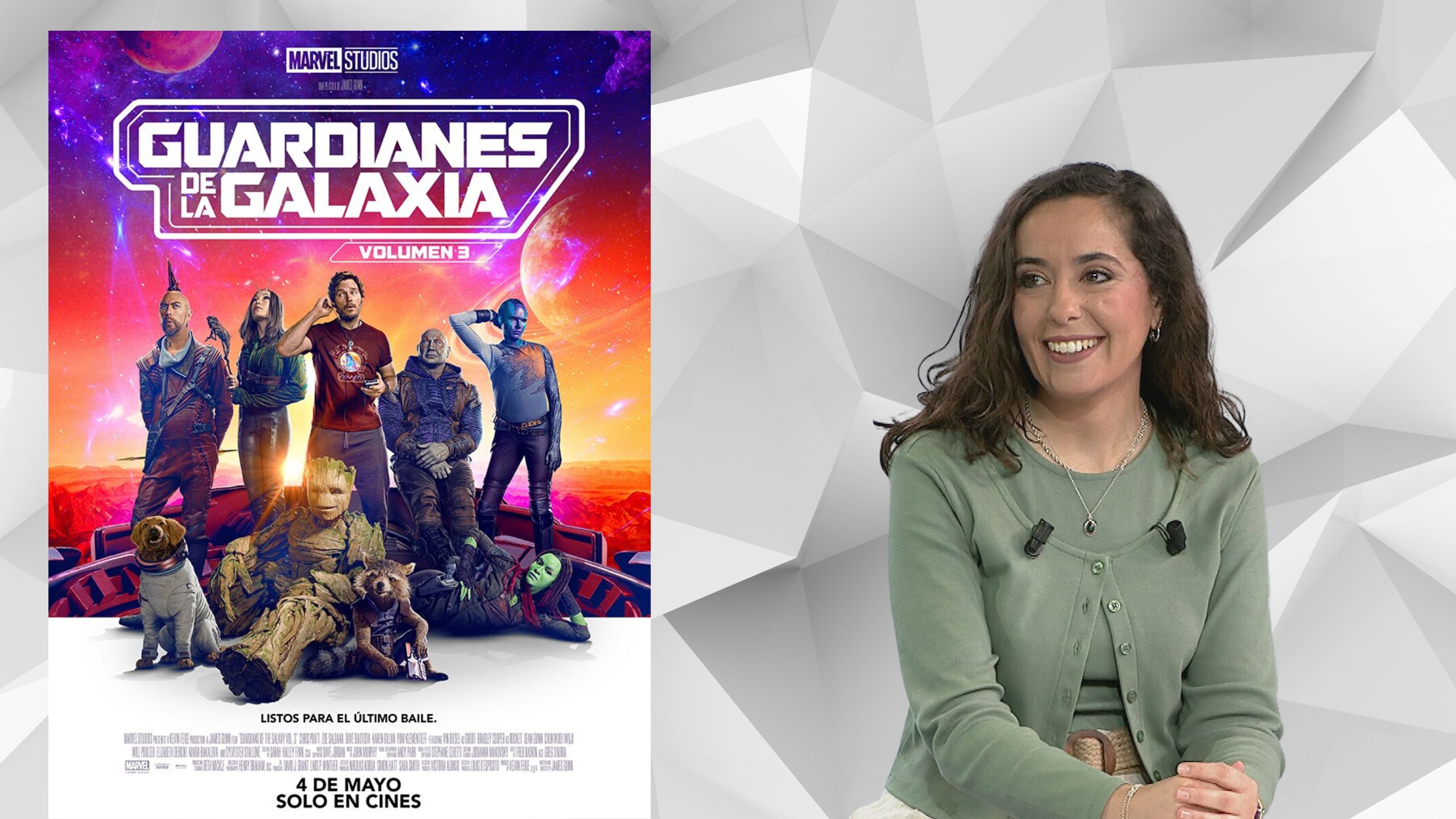 Helena Vidal verá este sábado 'Guardianes de la Galaxia 3'