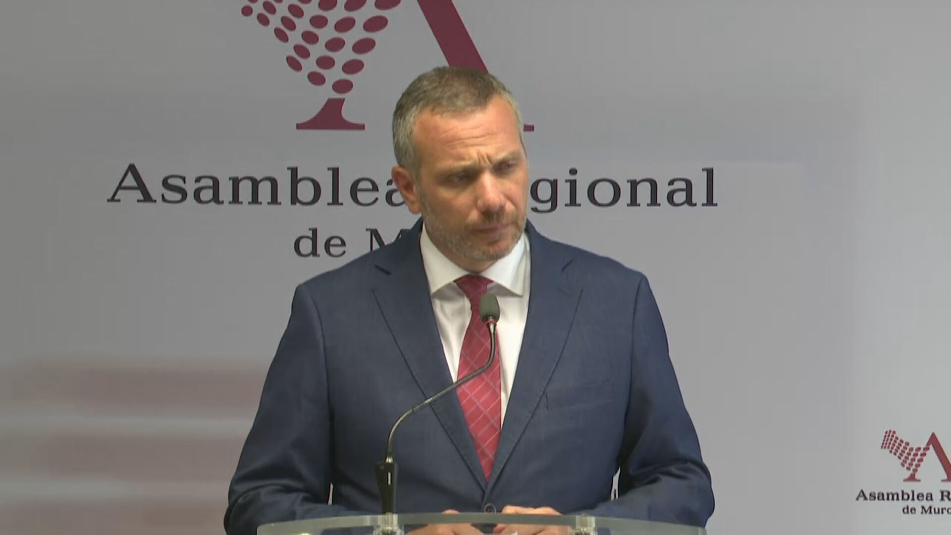 Joaquín Segado, portavoz el Grupo Parlamentario Popular en la Asamblea Regional (foto: La 7)
