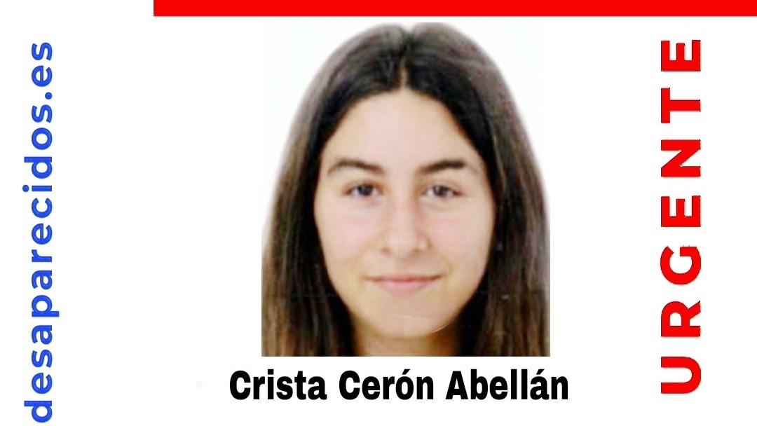 Crista Cerón Abellán, desaparecida en Murcia (foto: SOS Desaparecidos)