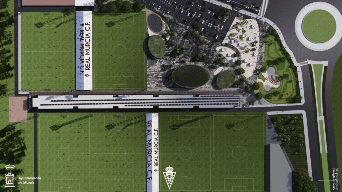 Imágenes de la nueva ciudad deportiva del Real Murcia