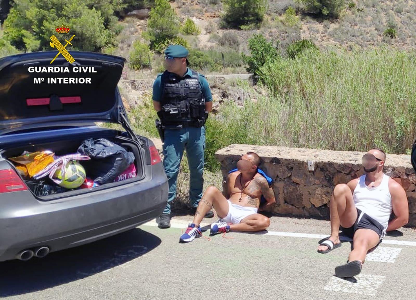 Imagen de los detenidos (foto: GC)