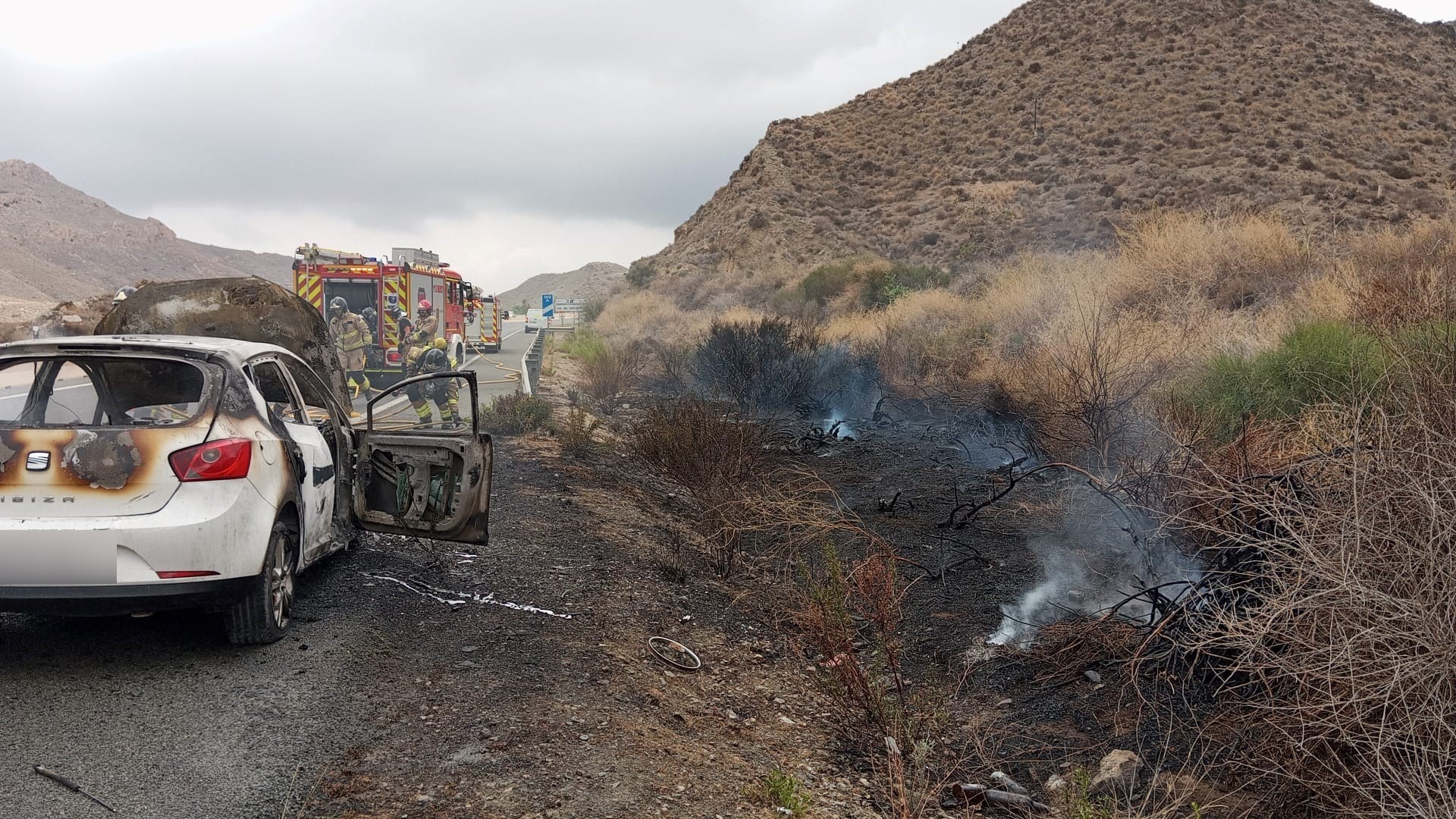 Zona forestal afectada (foto: 1-1-2)