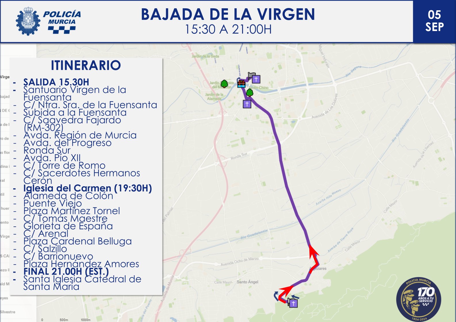 Itinerario (foto: PN)