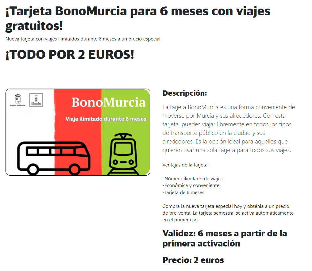 Imagen de la web fraudulenta