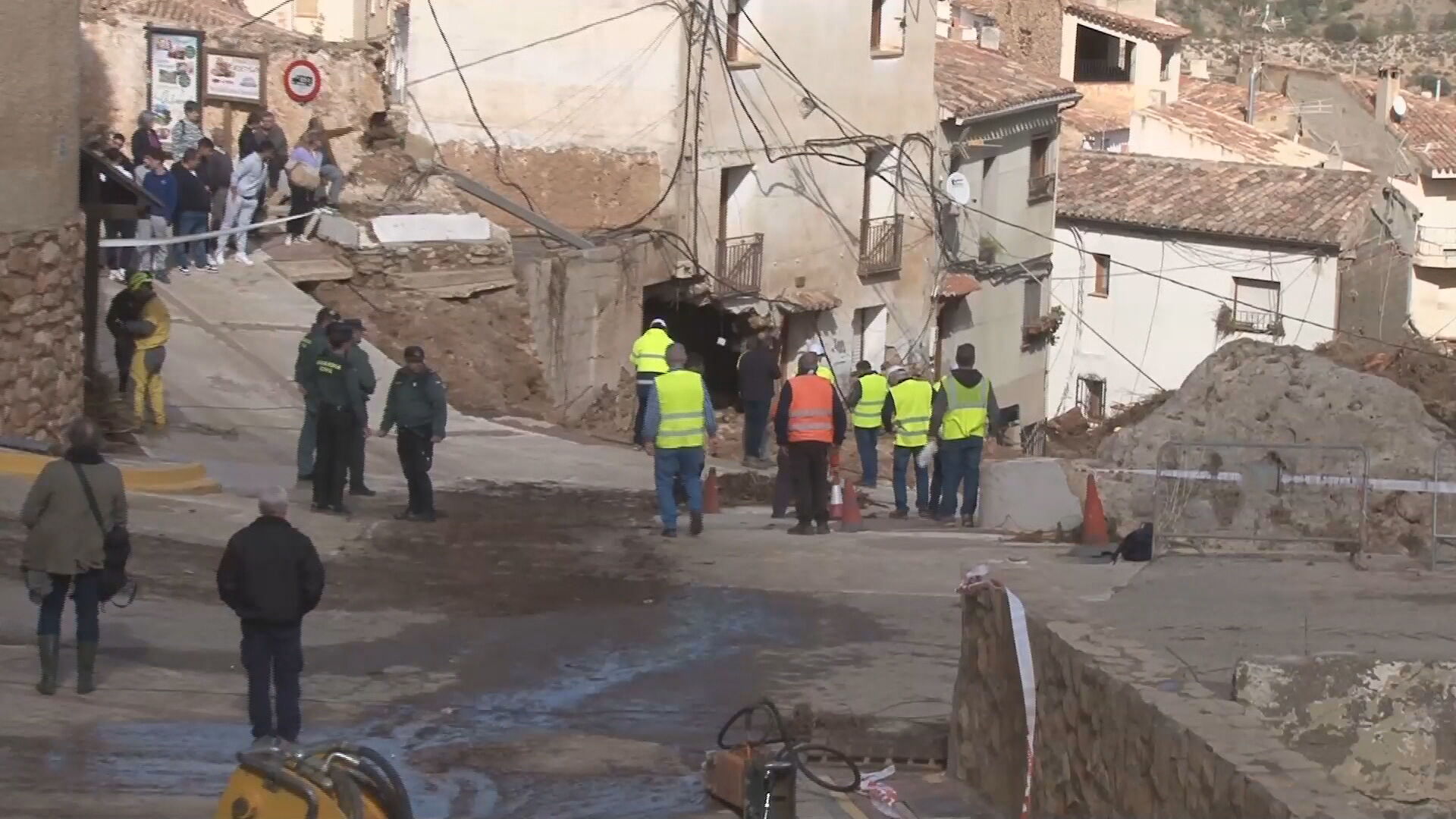 Dispositivo de búsqueda de este miércoles en Letur (foto: La 7)