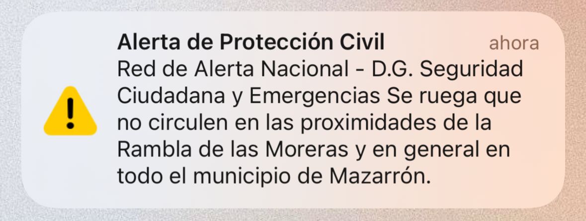 Alerta de Protección Civil