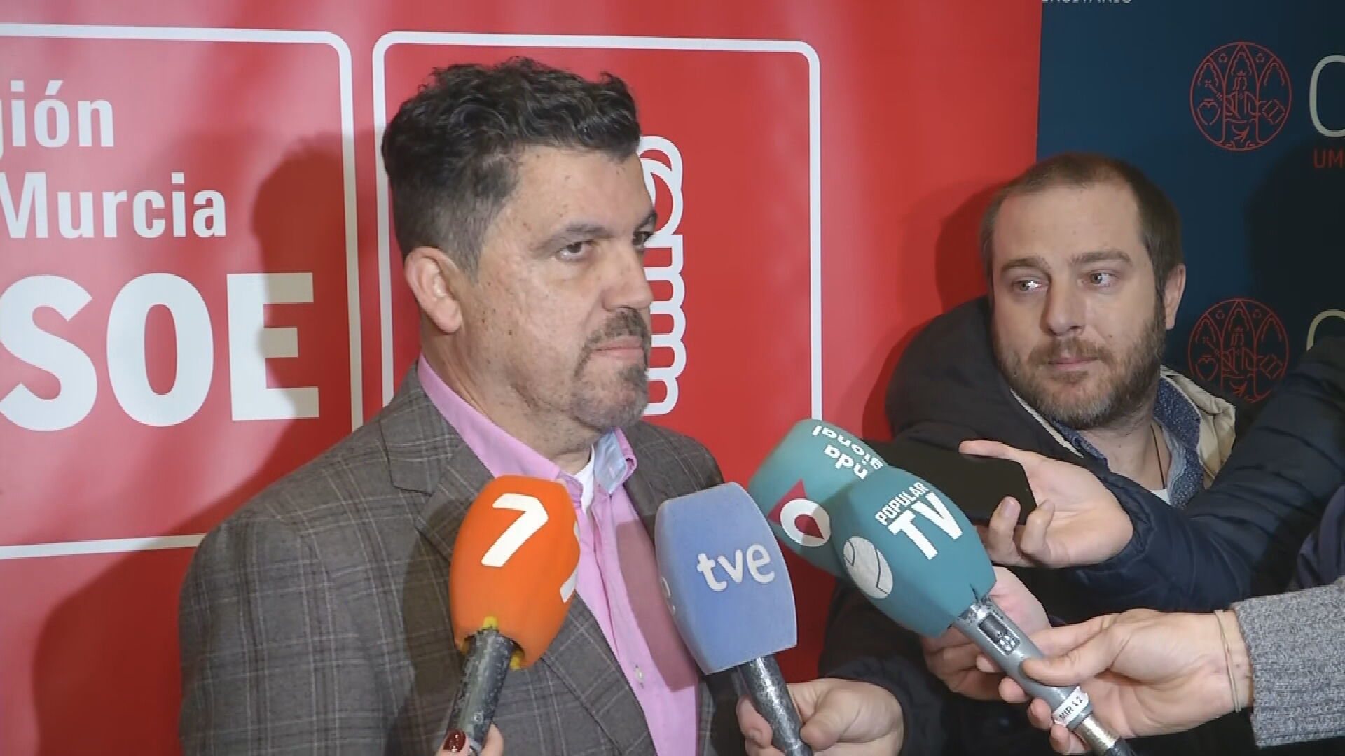 José María Almela, expresidente del Real Murcia, médico y candidato a las primarias del PSOE de la Región de Murcia (foto: La 7)