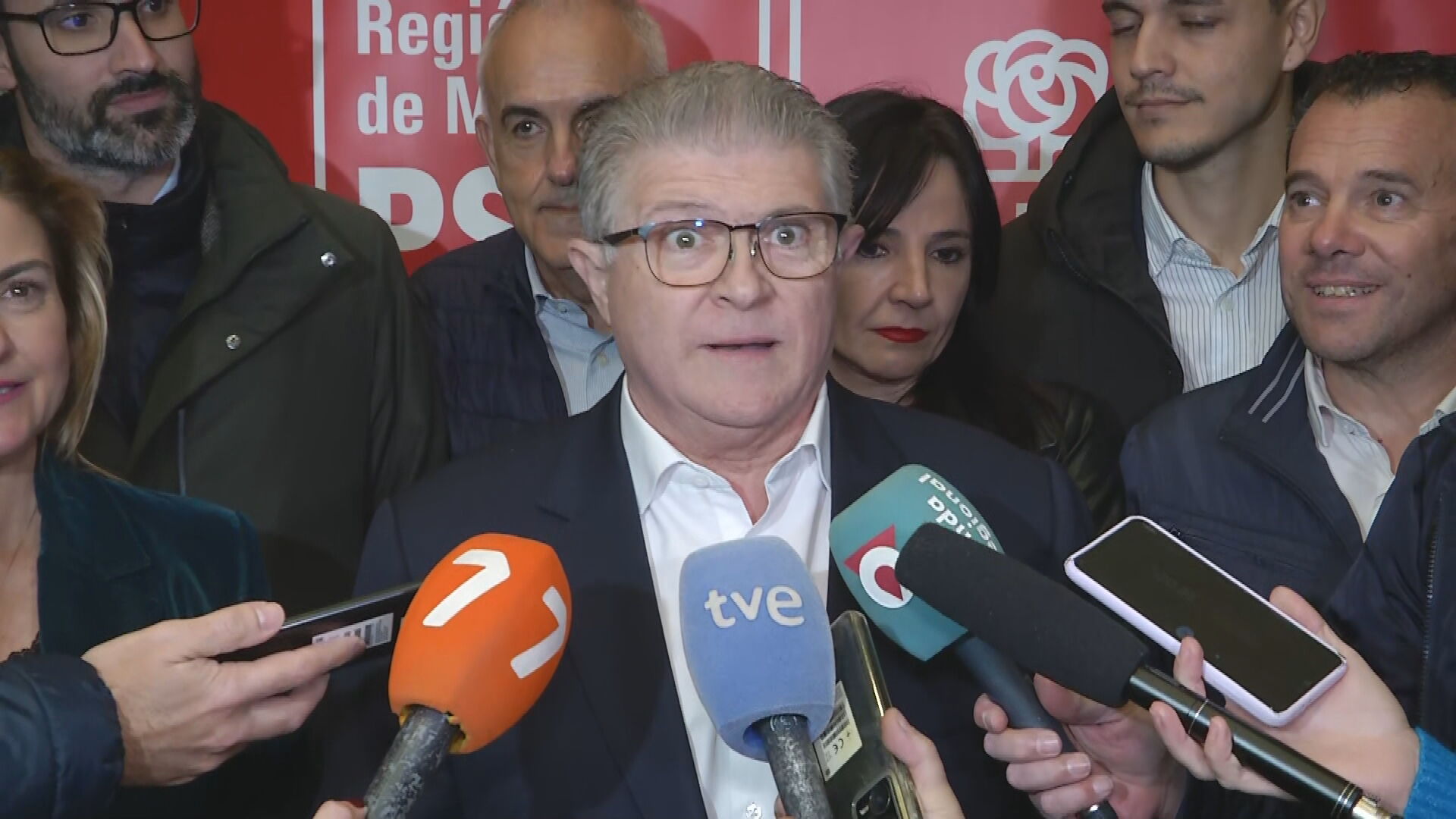 José Vélez, actual líder del PSOE en la Región de Murcia y candidato a las primarias para su reelección (foto: La 7)