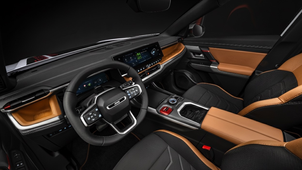 New Compass 4xe interior