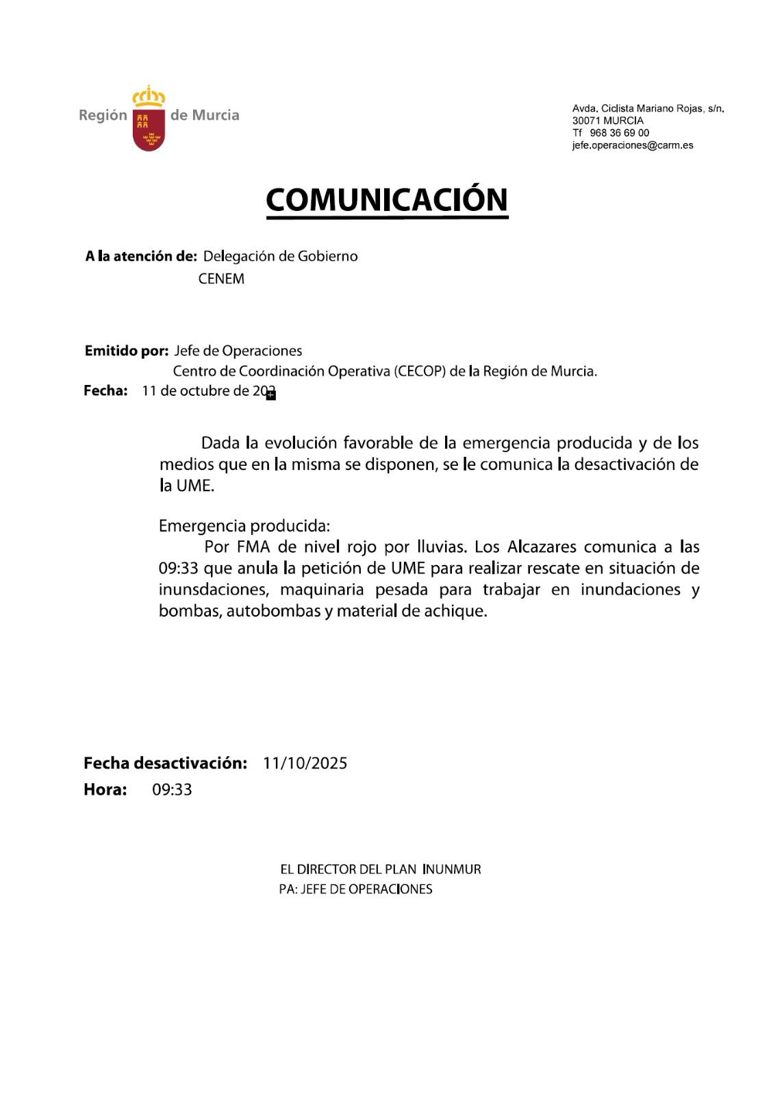 Comunicado