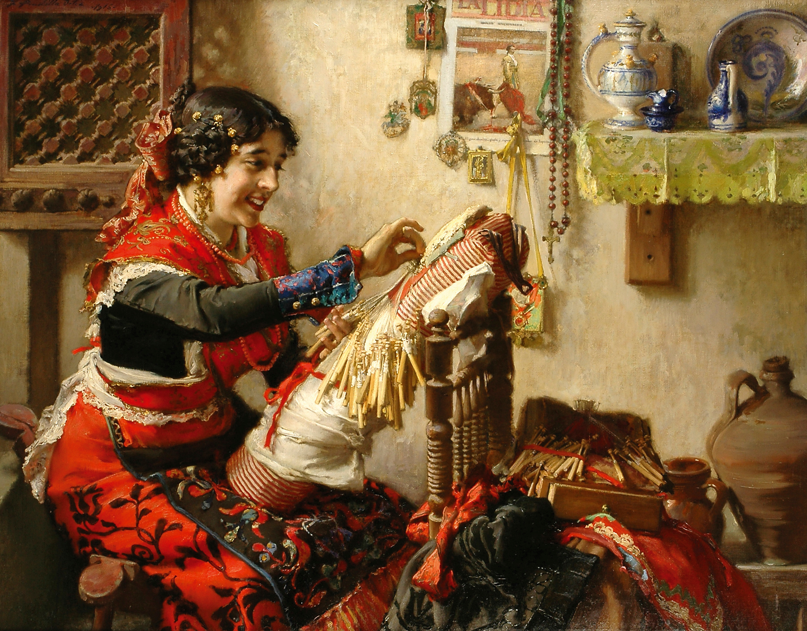 Francisco Pradilla_Para mi boda_1908.jpg