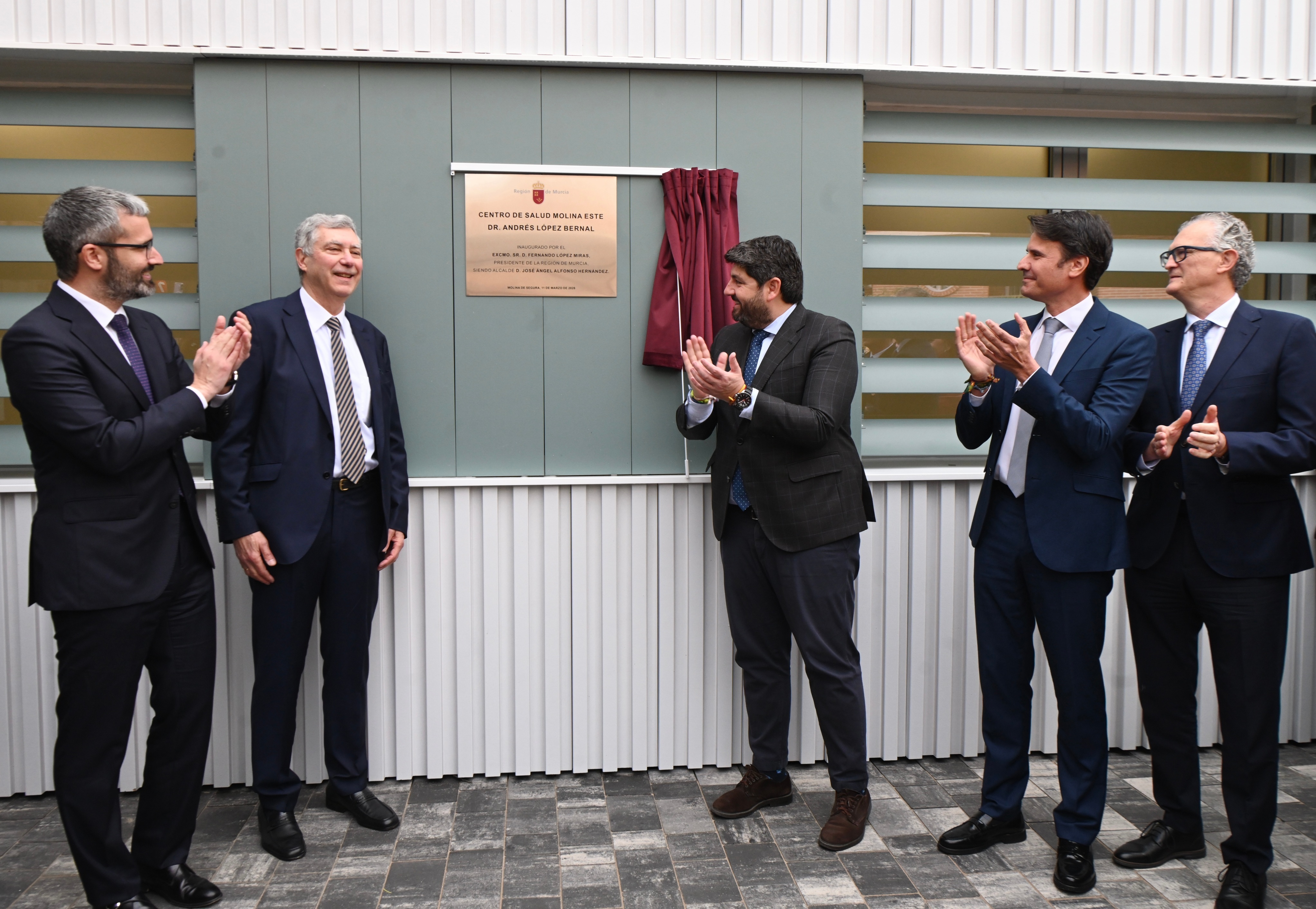El presidente López Miras inauguró hoy el nuevo Centro de Salud Doctor Andrés López Bernal de Molina de Segura.